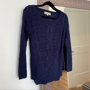 Navy sweater